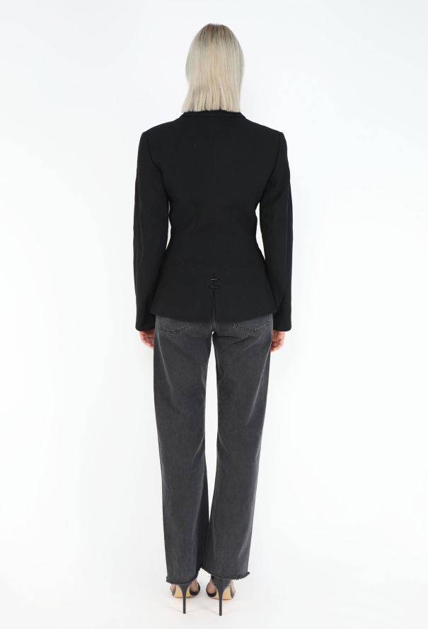 Alaïa RARE F/W 1991 Hourglass Crêpe Blazer - 6