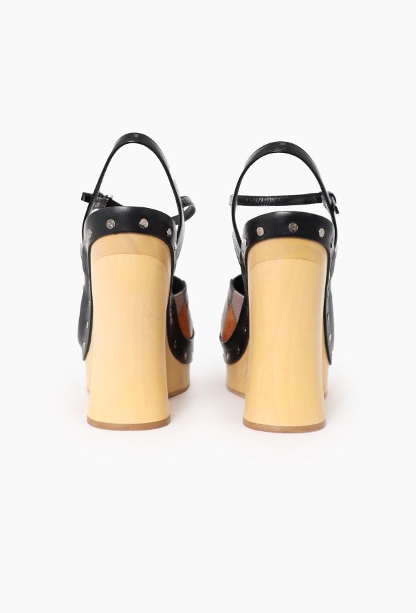 Prada S/S 2015 Patchwork Platforms Pumps - 5