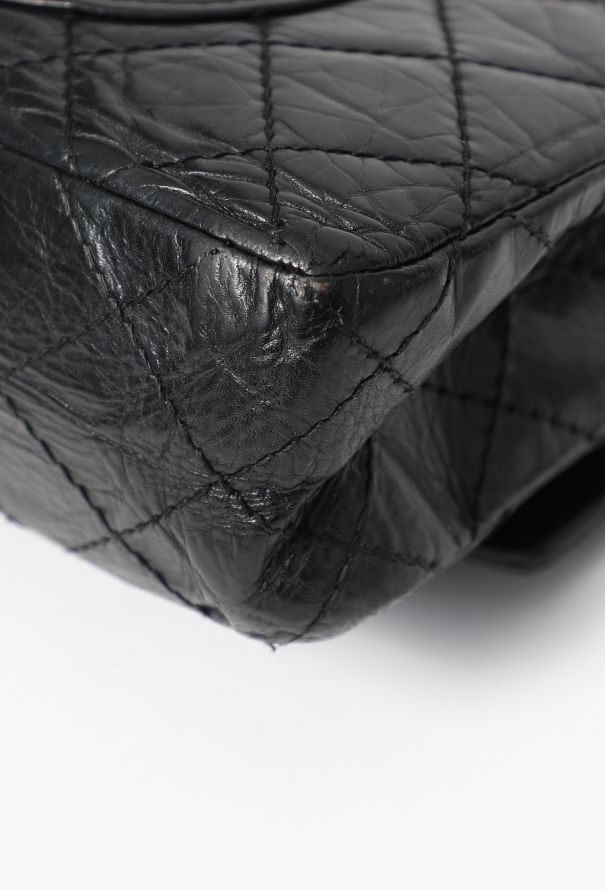 Chanel Black 2.55 Medium Flap Bag - 12