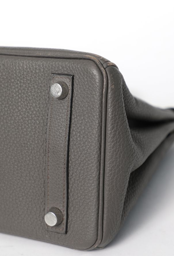 Hermès Gris Meyer Togo Birkin 25 - 10