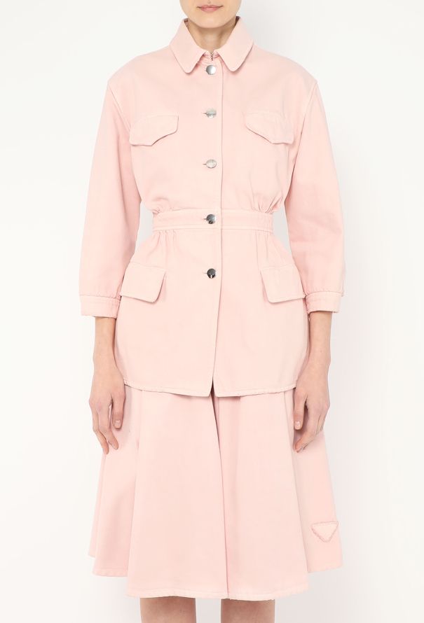 Prada Resort 2020 Denim Skirt Ensemble - 4 Prada Resort 2020 Denim Skirt Ensemble - 4