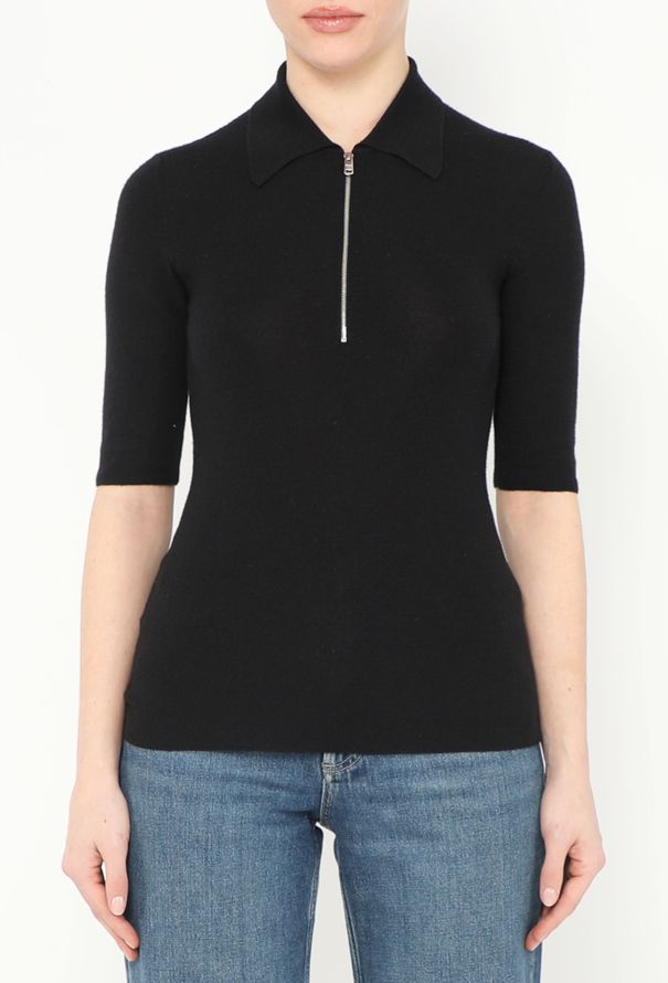 Prada 2019 Cashmere Zipper Polo - 1