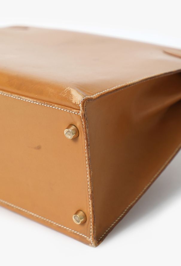 Hermès Vintage Gold Box Kelly Sellier 35 - 13