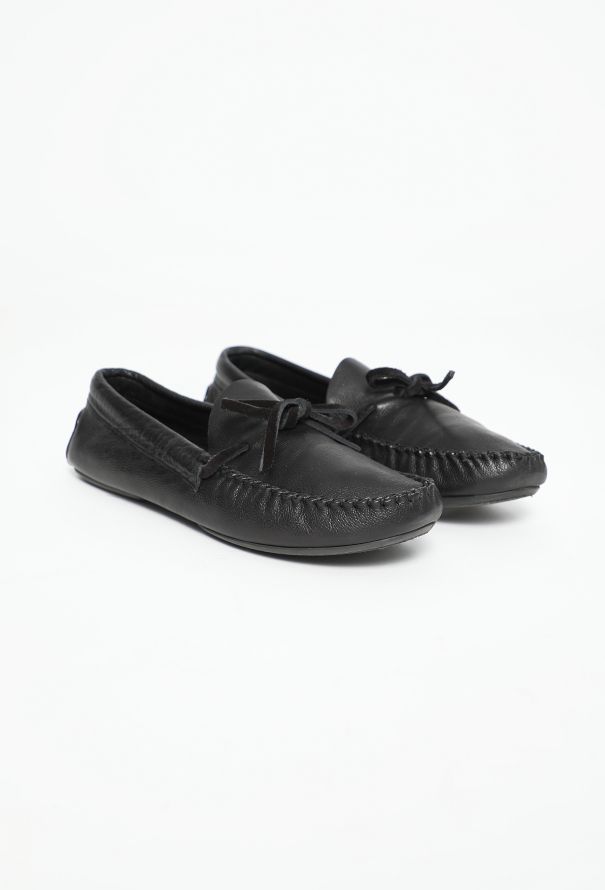 The Row S/S 2024 Lucca Leather Moccasins - 1
