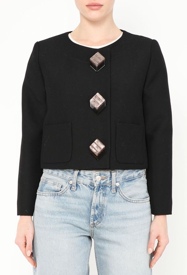 Gucci Resort 2023 Cube Button Jacket - 1