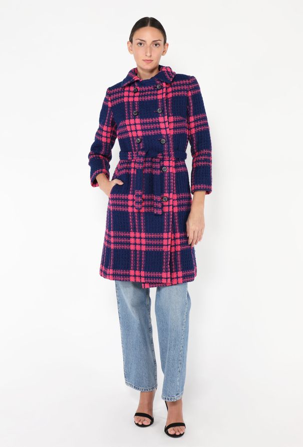 Lord & Taylor 1960s Houndstooth Tweed Coat - 1