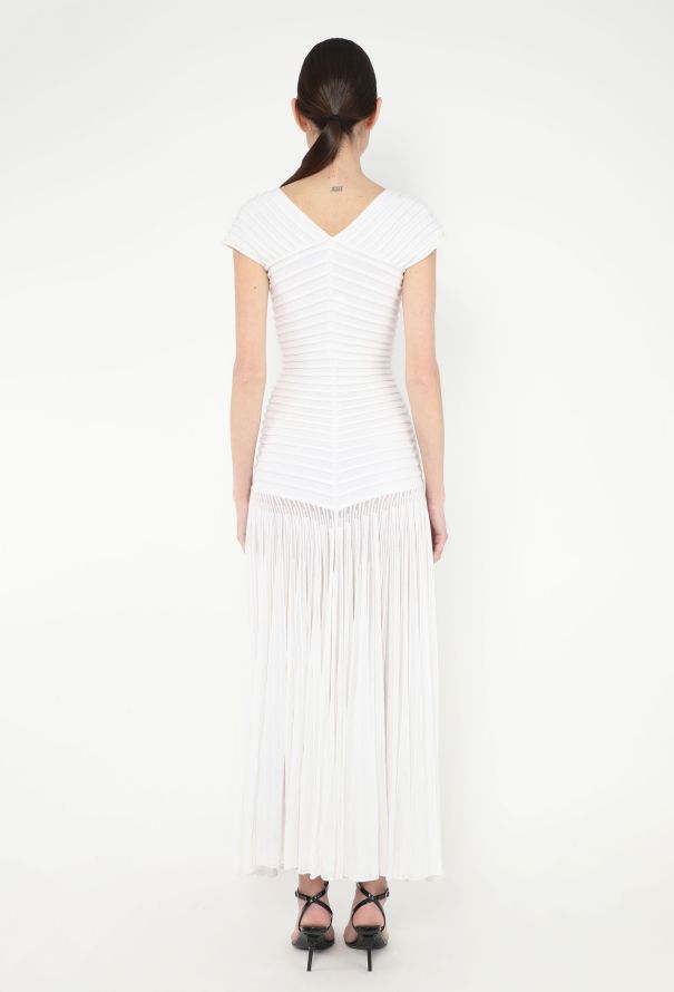 Alaïa 2022 Ribbed Godet Dress - 5 Alaïa 2022 Ribbed Godet Dress - 5