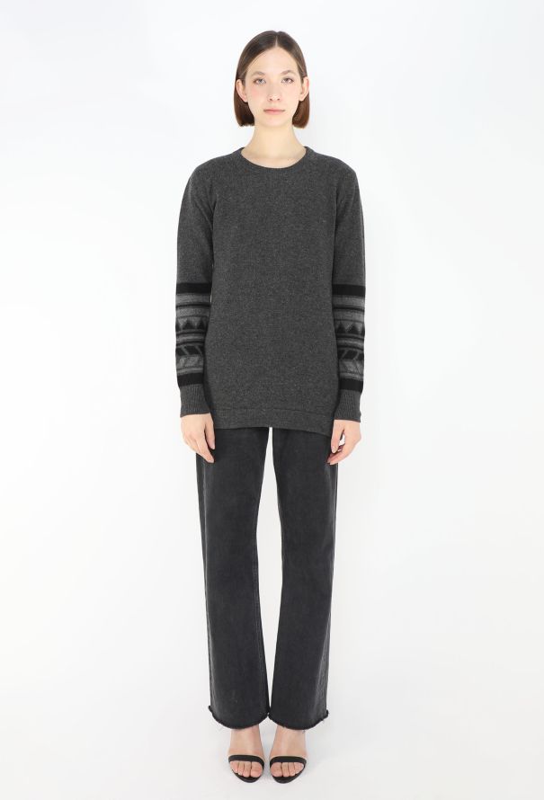 Chanel '80s Scottish Cashmere Sweater - 1