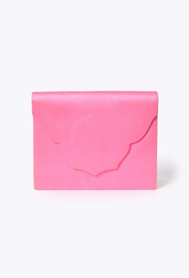 Saint Laurent '90s Satin Envelope Clutch - 1