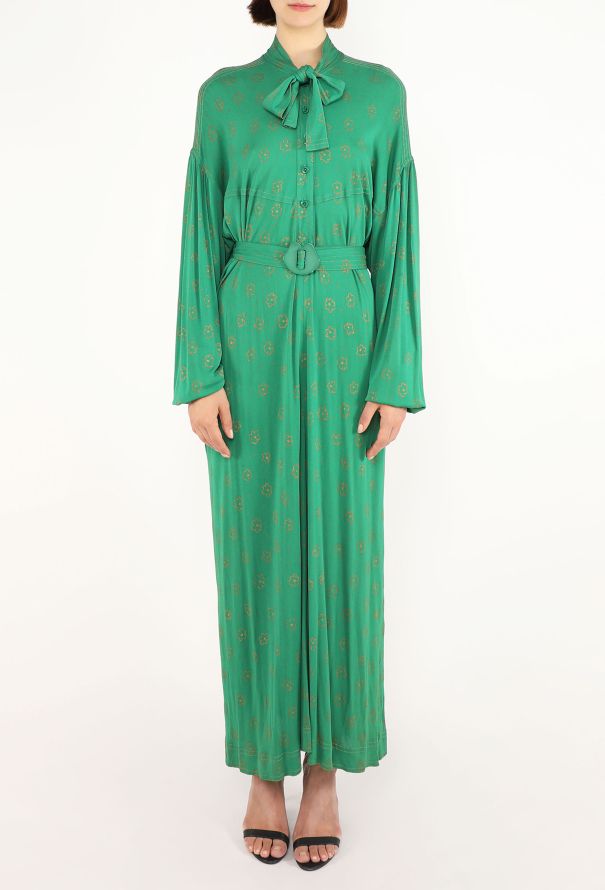 Jean Muir Belted Lavallière Dress, 1970s - 5