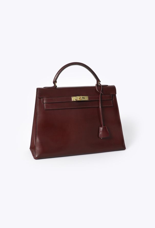 Hermès Vintage 1954 Rouge H Box Kelly Sellier 32 - 4