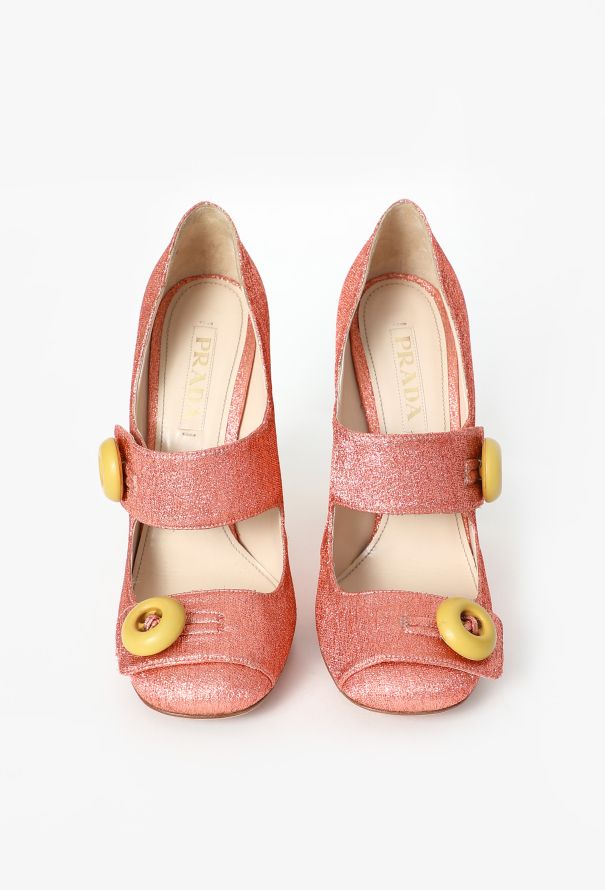 Prada F/W 2011 Iridescent Mary Jane Pumps - 3