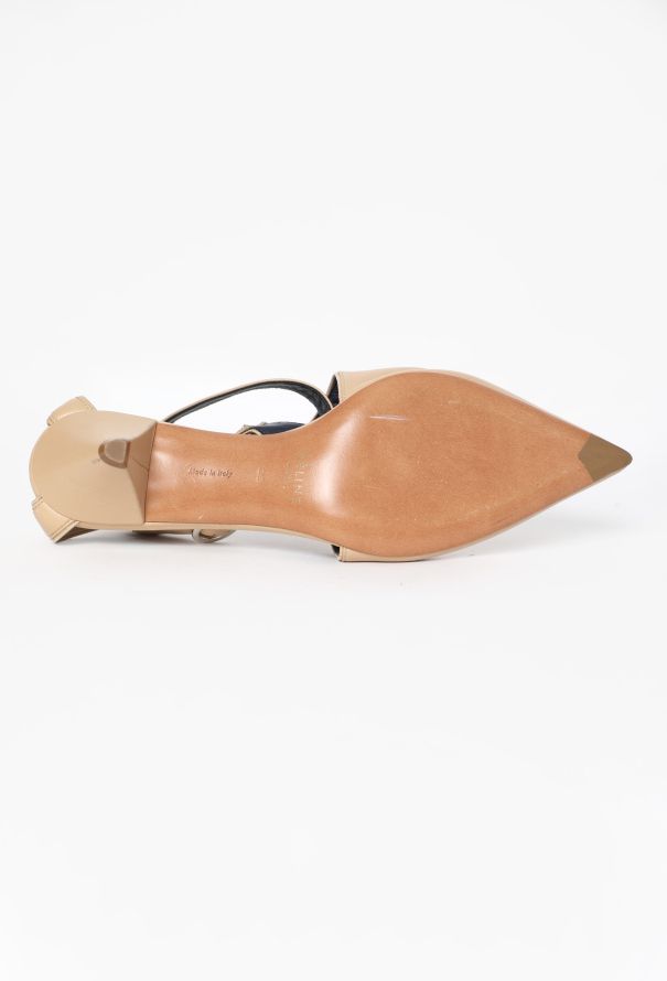 Céline Cut-out Leather Pumps - 5