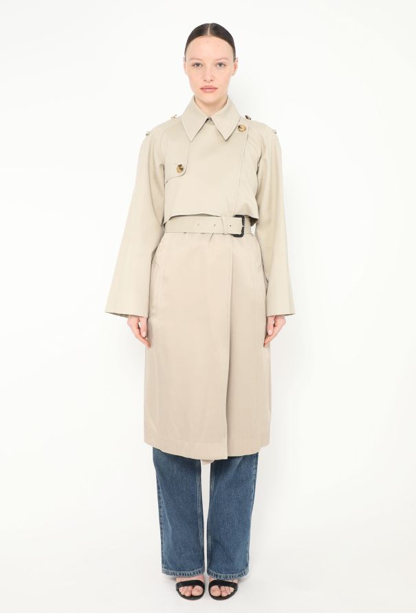 Céline Classic Belted Twill Trench - 1