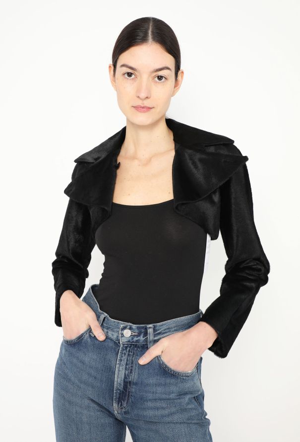Alaïa Ponyhair Bolero Jacket - 1