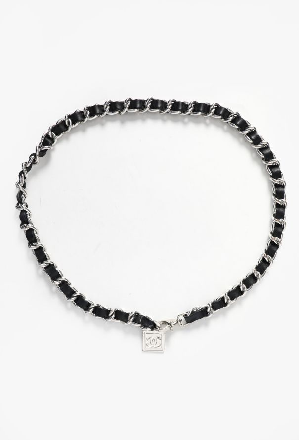 Chanel Fall 2004 Chain and Leather 'CC' Belt - 1