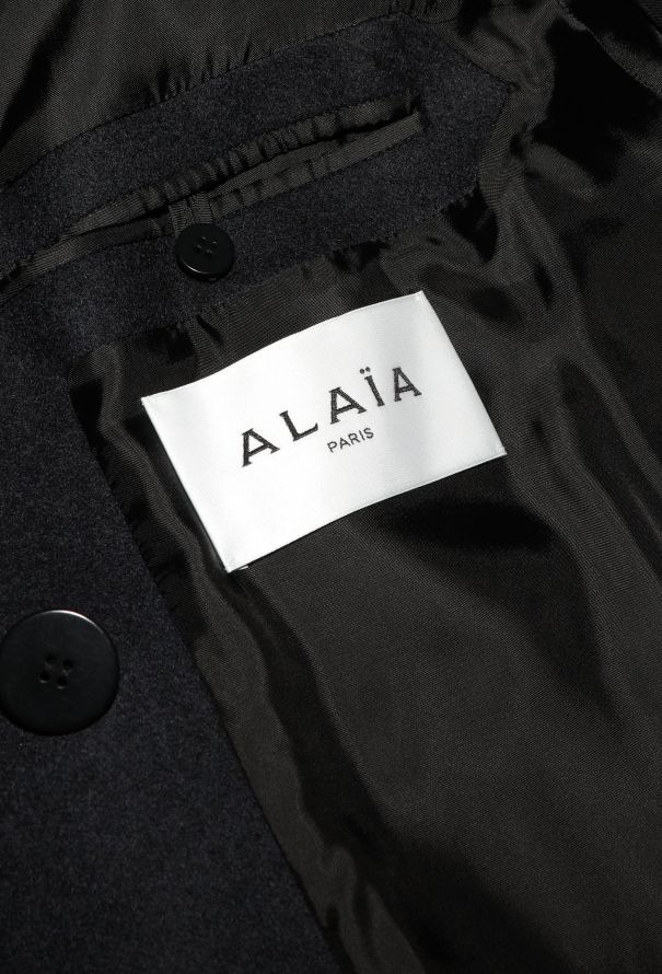 Alaïa F/W 2022 Oversized Felted Coat - 6