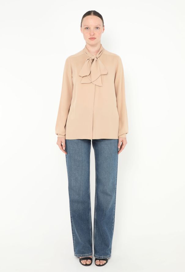 Céline Classic Silk Lavallière Blouse - 4 Céline Classic Silk Lavallière Blouse - 4