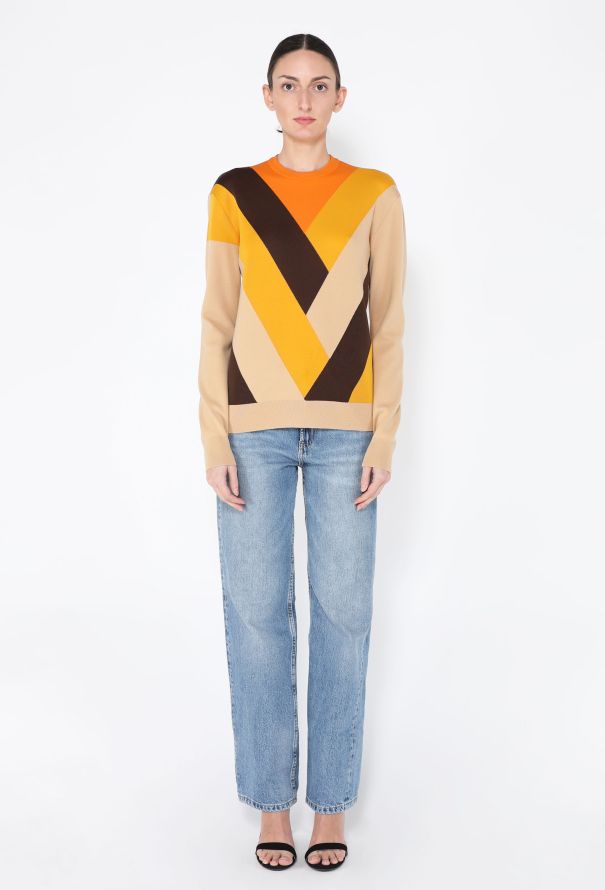 Céline Campaign F/W 2011 Chevron Knit Sweater - 3