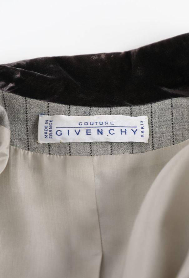 Givenchy '80s Pinstripe Skirt Suit - 7