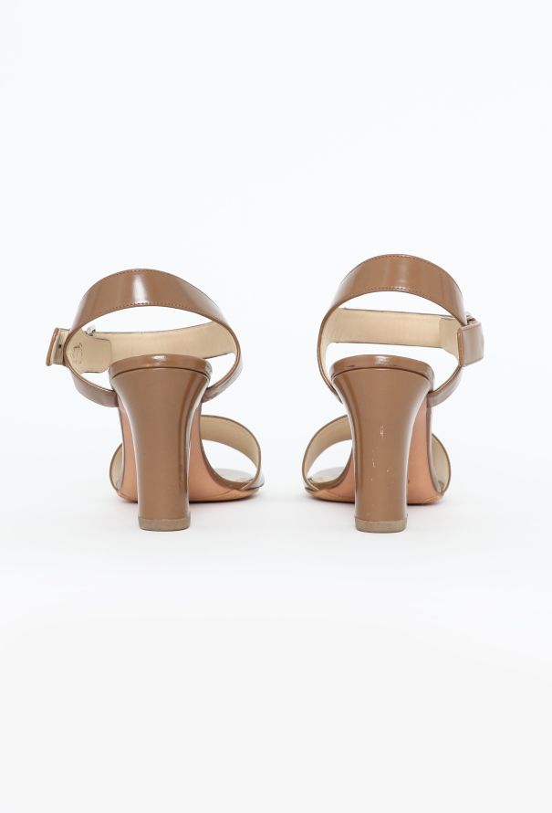 Céline Patent Leather Buckle Sandals - 4 Céline Patent Leather Buckle Sandals - 4