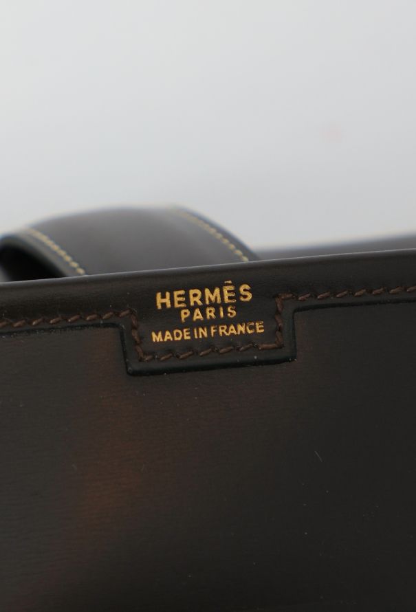 Hermès Vintage '70s Chocolat Box Jige Clutch - 11