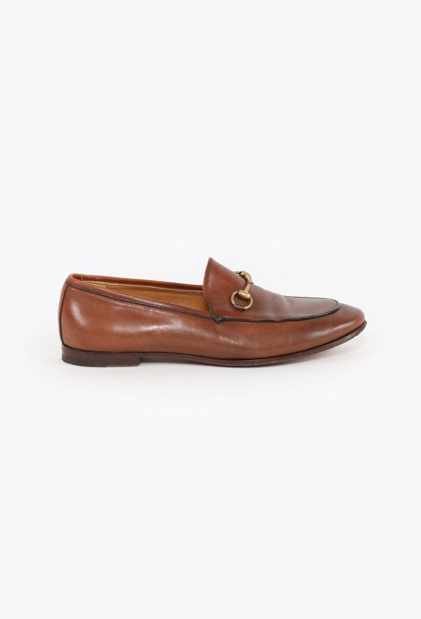 Gucci Vintage Leather Horsebit Loafers - 1