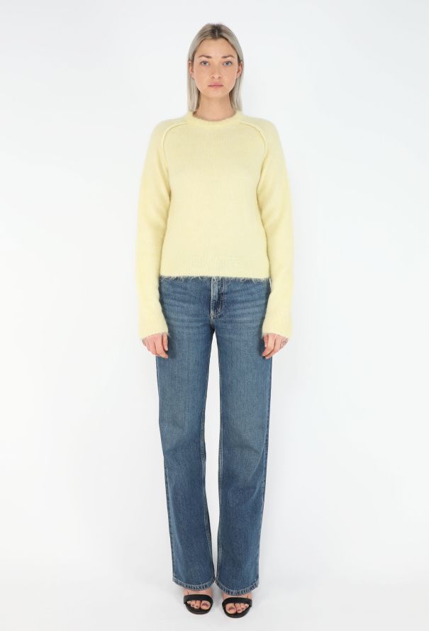 Jil Sander 2024 Mohair Knit Cropped Sweater - 3