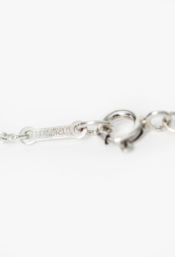 Tiffany & Co Long Sterling Silver Bean Pendant - 7