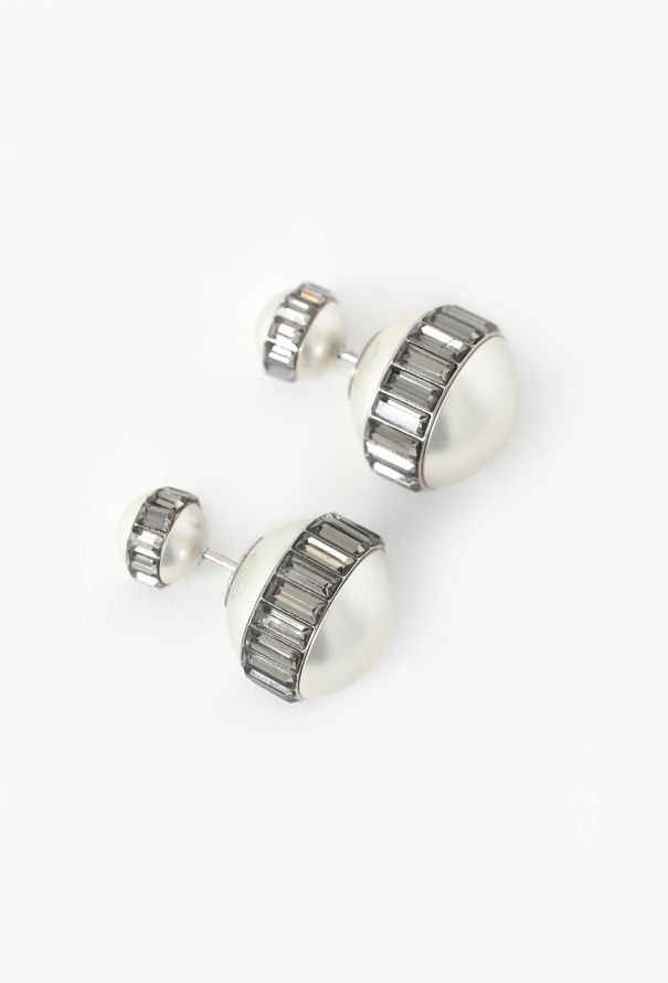 Dior 2015 Pearl & Strass Tribale Earrings - 1