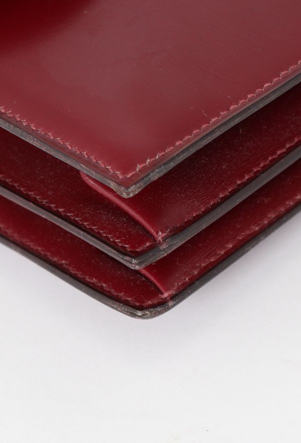 Hermès '70s Rouge H Box Escale Top Handle Bag - 10 Hermès '70s Rouge H Box Escale Top Handle Bag - 10