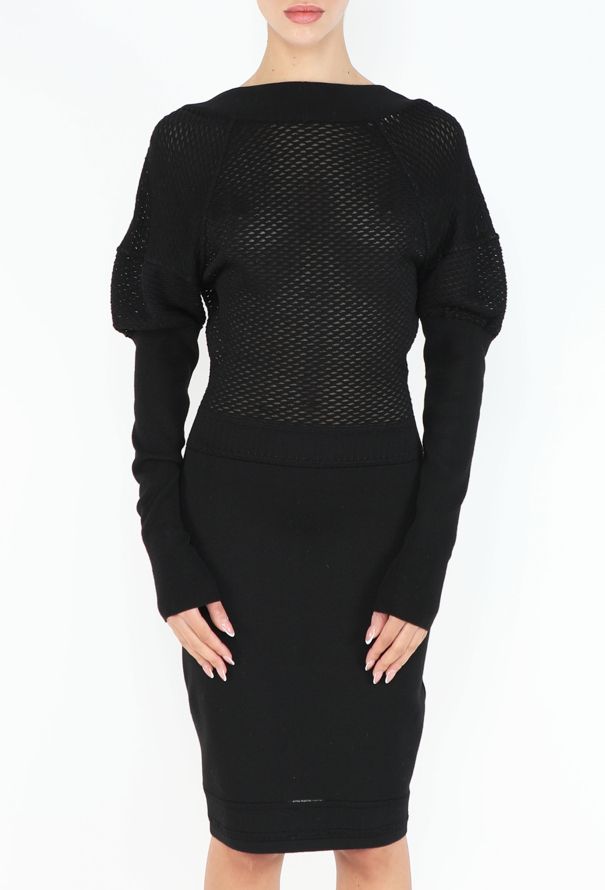 Alaïa RARE F/W 1989 Trellis Bodycon Dress - 3