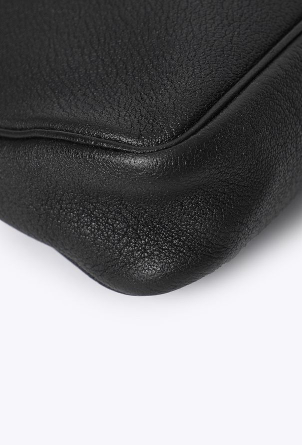 Hermès Black Chèvre Mysore Massai PM - 8
