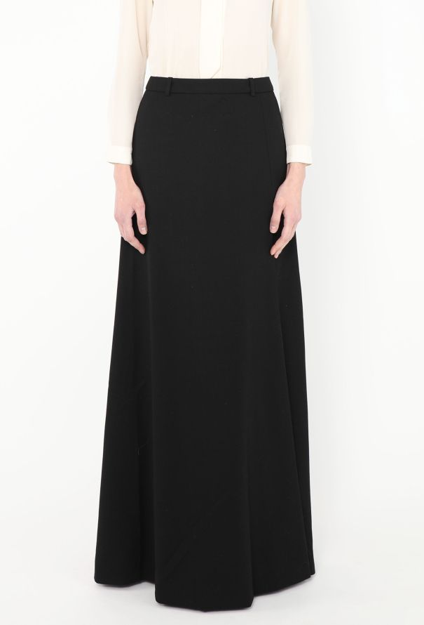 Saint Laurent 2022 Maxi Slit Skirt - 3