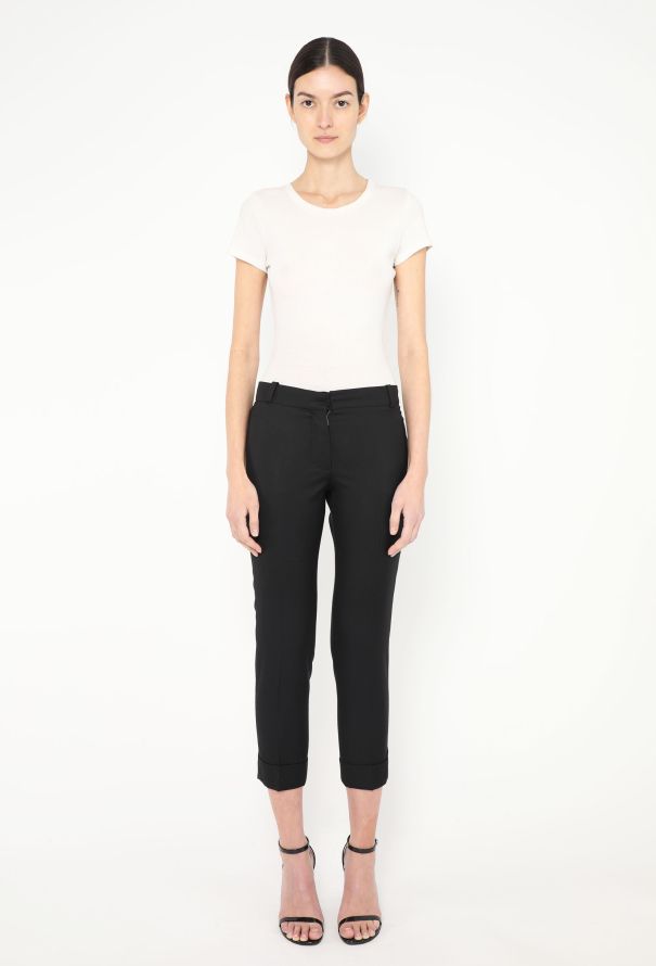 Chloé 2006 Tapered Cropped Trousers - 3