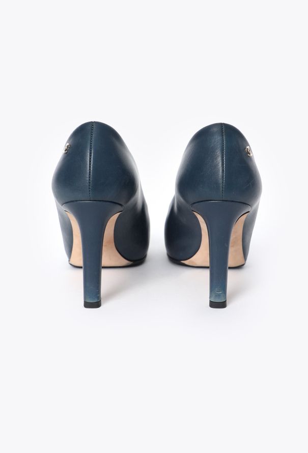 Chanel Bicolor Cap-Toe Leather Pump - 4