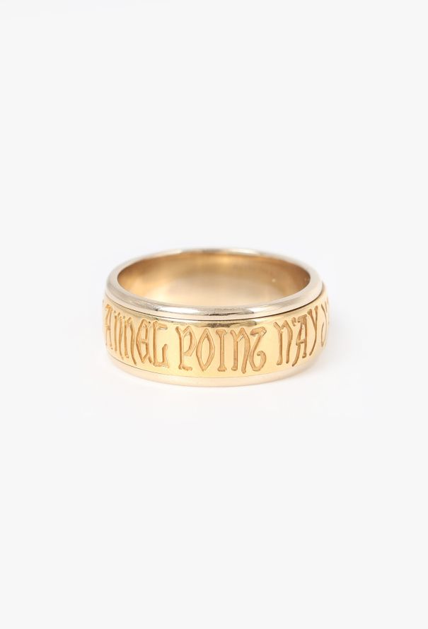 Mellerio 18k Yellow Gold Saint Louis Turning Ring - 1