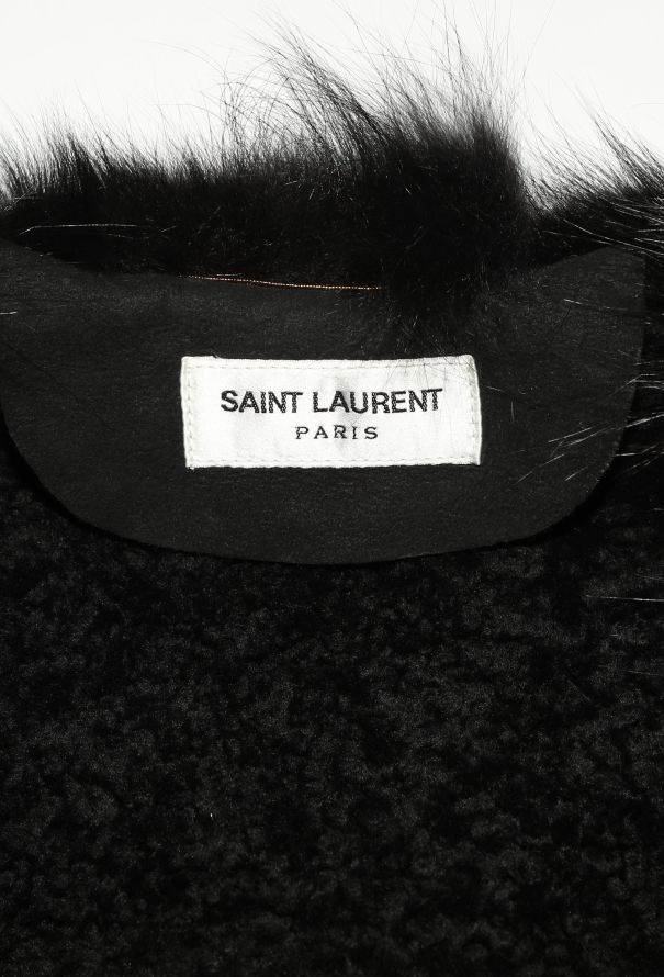 Saint Laurent 2014 Fox Fur Shearling-Lined Vest - 5 Saint Laurent 2014 Fox Fur Shearling-Lined Vest - 5