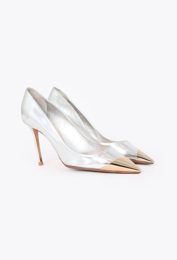 Dior Metallic Toe Cap Pumps - 3