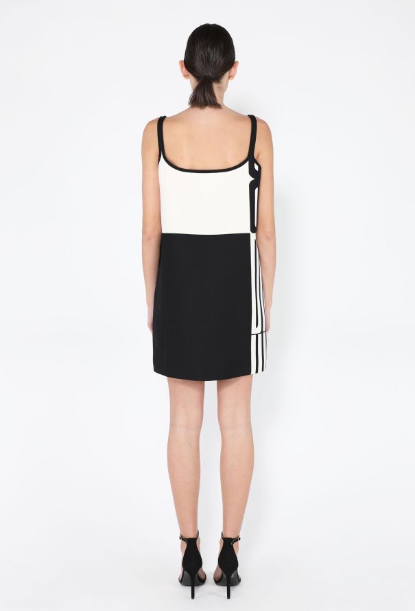 Dior Bicolor Logo Slip Dress, 2025 - 5