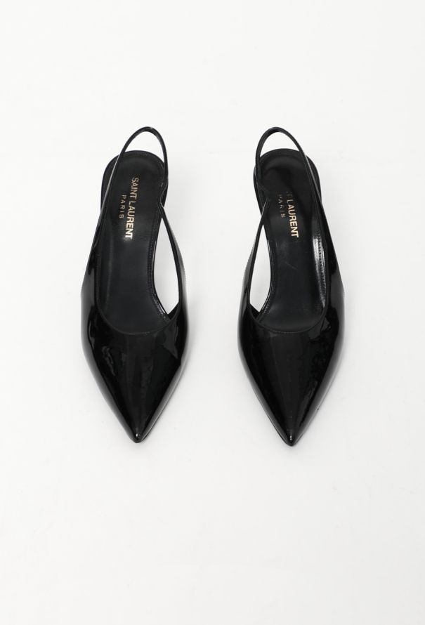 Saint Laurent Pre-Fall 2021 Patent Slingbacks - 5