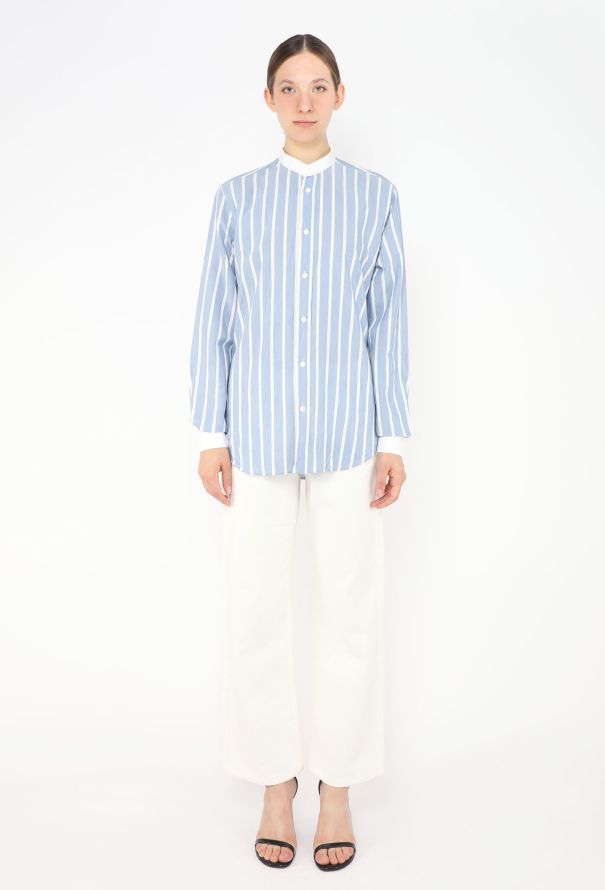 Céline 2020 Striped Oxford Shirt - 3