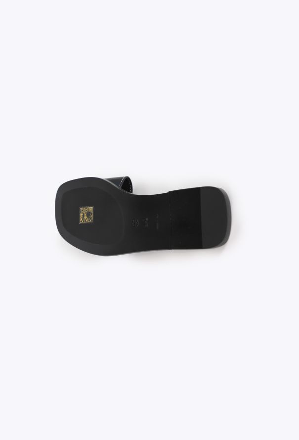 The Row Link Leather Slides, 2024 - 5