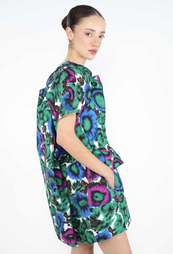 Balenciaga HIGHLY COLLECTOR S/S 2008 Anemone Scuba Dress - 3