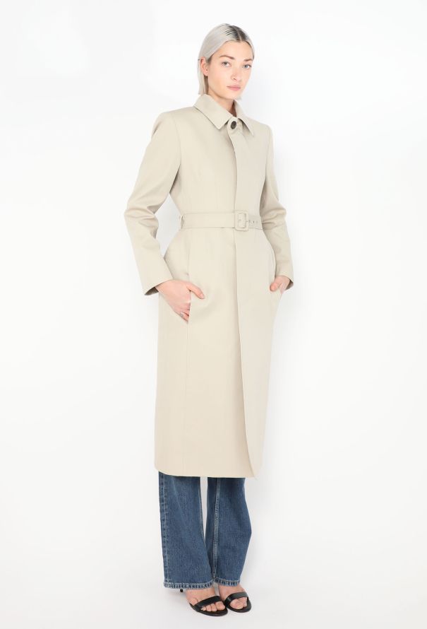 Balenciaga 2018 Belted Hourglass Trench - 4 Balenciaga 2018 Belted Hourglass Trench - 4