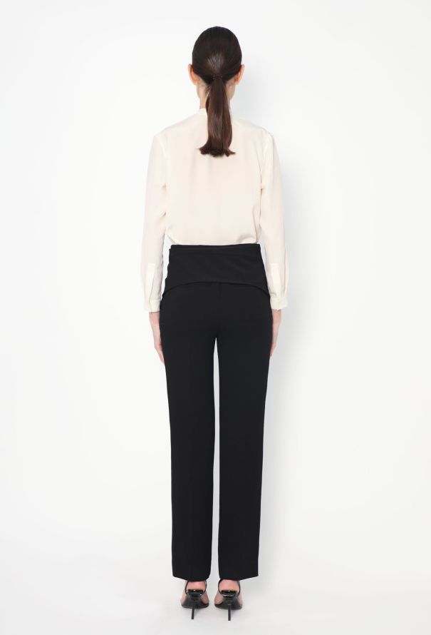 Céline Pre-Fall 2013 Folded Crêpe Trousers - 5