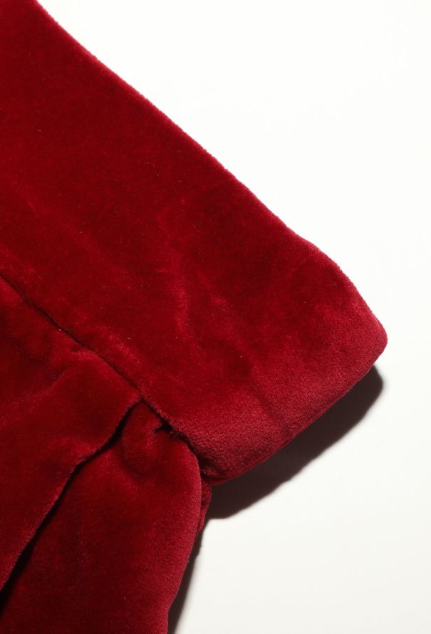 Saint Laurent F/W 1991 Pleated Velvet Culottes - 12 Saint Laurent F/W 1991 Pleated Velvet Culottes - 12