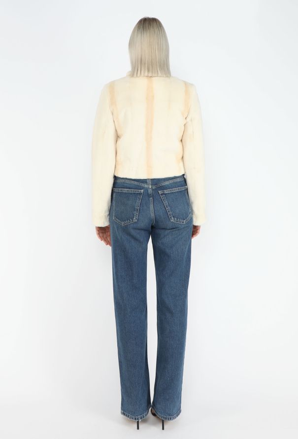 Valentino Early 2000s Belted Mink Fur Jacket - 6