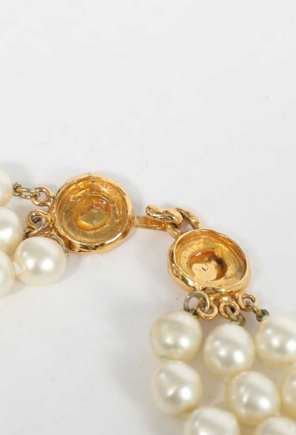 Chanel '90s Pearl Choker Necklace - 6