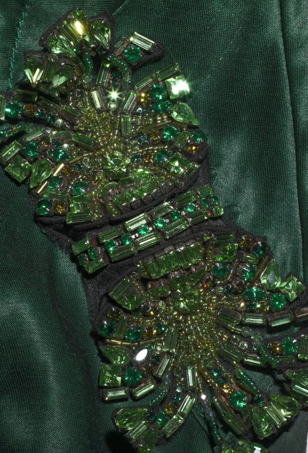 Prada 2009 Embellished Charmeuse Dress - 7